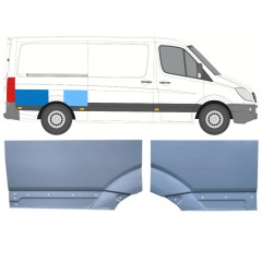 Panneau de réparation arc d'aile arrière pour Mercedes Sprinter 2006-2018 / Droite / Ensemble 11275