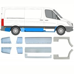 Ensemble de panneaux de réparation pour Mercedes Sprinter 2006-2018 / Gauche+Droit / 11569