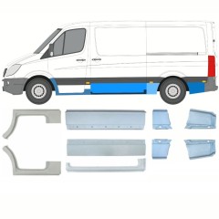 Ensemble de panneaux de réparation pour Mercedes Sprinter 2006-2018 / Gauche+Droit / 10258