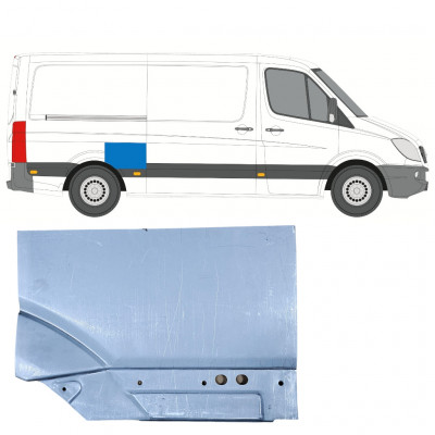 Panneau de réparation arc d'aile arrière pour Mercedes Sprinter 2006- / Droite 11271