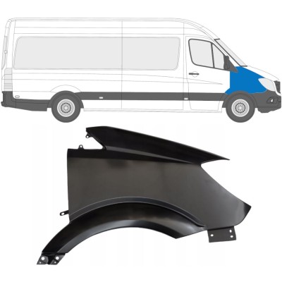 Aile avant pour Mercedes Sprinter 2006-2018 / Droite 14946