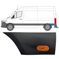 Moulure latérale de l'aile arrière avec lampe pour Mercedes Sprinter 2018- / Gauche / Ensemble 12967