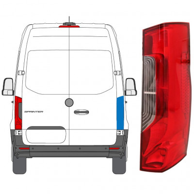 Feu arrière pour Mercedes Sprinter 2018- / Droite 12923