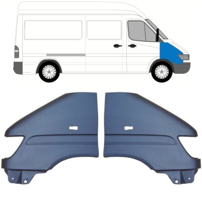 Aile avant pour Mercedes Sprinter 1995-2006 / Gauche+Droit / Ensemble 9741