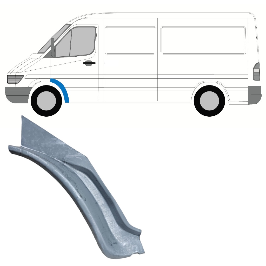 Clips De Guidage De Lève-Vitre - Remplacement Robuste Pour Mercedes Sprinter 1995-2006