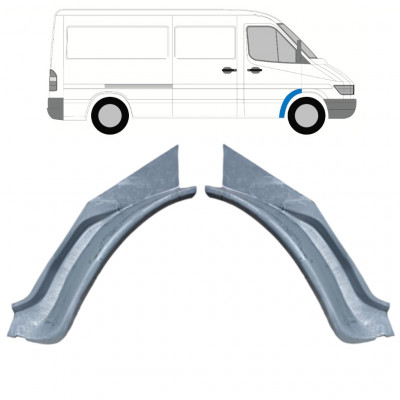 MERCEDES SPRINTER 1995-2006 PANNEAU DE RÉPARATION DU PASSAGE DE ROUE AVANT INNER PANNEAU DE RÉPARATION / SET