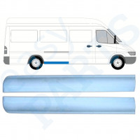 Panneau de réparation partie avant de l'aile arrière pour Mercedes Sprinter 1995- / LWB / Gauche+Droit / Ensemble 9864