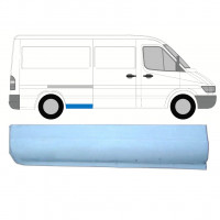 Panneau de réparation partie avant de l'aile arrière pour Mercedes Sprinter 1995- / MWB / Droite 8142