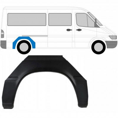 Panneau de réparation arc d'aile arrière pour Mercedes Sprinter 1995-2006 / Gauche = Droite (symétrique) 8558