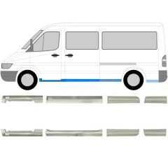 Ensemble de panneaux de réparation pour Mercedes Sprinter 1995-2006 / Gauche+Droit / 6755