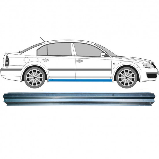 Réparation bas de caisse pour Skoda Superb 2001-2008 / Gauche = Droite (symétrique) 5620