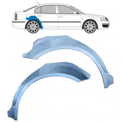 Panneau de réparation arc d'aile arrière pour Skoda Superb 2002-2008 / Gauche+Droit / Ensemble 9253