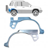 Panneau de réparation arc d'aile arrière des trous pour Suzuki Grand Vitara 1997-2005 / Gauche+Droit / Ensemble 9171