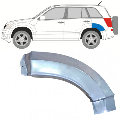 Panneau de réparation arc d'aile arrière pour Suzuki Grand Vitara 2005-2012 / Gauche 7849