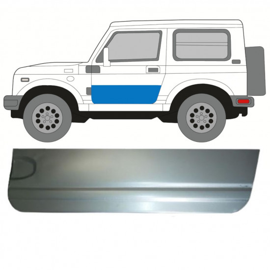 Panneau de réparation de porte pour Suzuki Samurai 1981-2004 / Gauche 8238