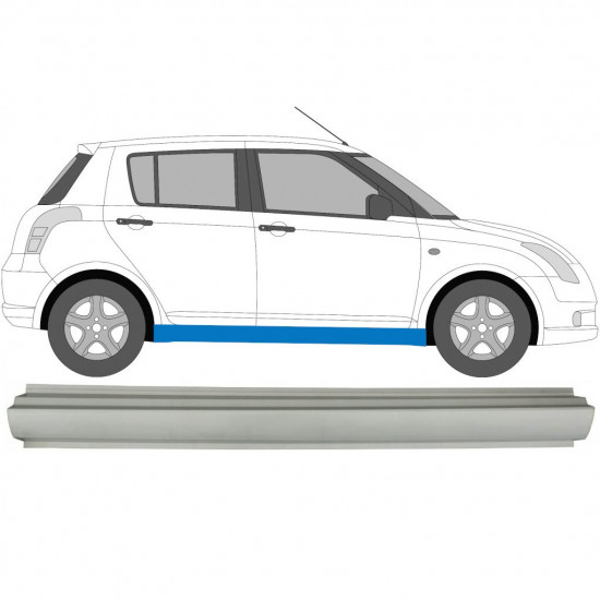 Réparation bas de caisse pour Suzuki Swift 2005-2010 / Gauche = Droite (symétrique) 7036