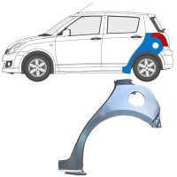 Panneau de réparation arc d'aile arrière pour Suzuki Swift 2005-2010 / Gauche 16257