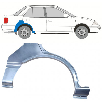 Panneau de réparation arc d'aile arrière pour Suzuki Swift 1988-2004 / Droite / SEDAN 12767