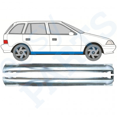 Réparation bas de caisse pour Suzuki Swift 1988-2004 / Gauche+Droit / Ensemble 10046