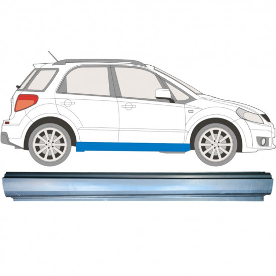 Réparation bas de caisse pour Fiat Sedici Suzuki Sx4 2006-2014 / Droite 6505