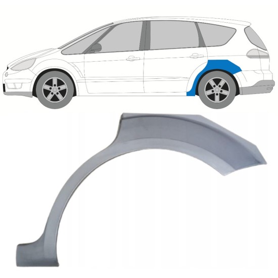 Panneau de réparation arc d'aile arrière pour Ford S-MAX 2006-2015 / Gauche 15173