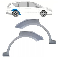 Panneau de réparation arc d'aile arrière pour Ford S-MAX 2006-2015 / Gauche+Droit / Ensemble 15174