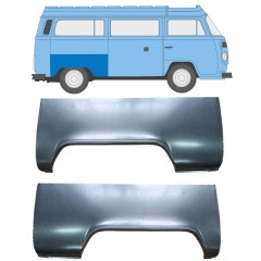 Panneau de réparation arc d'aile arrière pour Volkswagen Transporter T2 1967-1979 / Gauche+Droit / Ensemble 10506