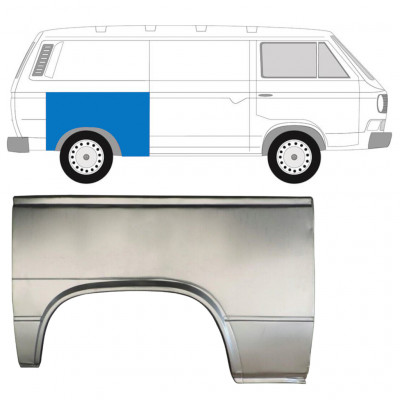 Panneau de réparation arc d'aile arrière pour VW Transporter T3 1979-1992 / Droite 7136