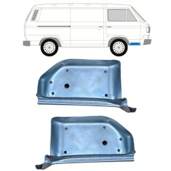 Panneau de réparation de porte avant intérieur pour Volkswagen Transporter T3 1979-1992 / Gauche+Droit / Ensemble 9781