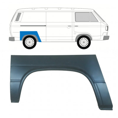 Panneau de réparation arc d'aile arrière pour VW Transporter T3 1979-1992 / Droite 8166