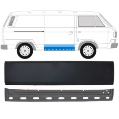 Panneau de réparation des portes latérale intérieur et extérieur pour Volkswagen Transporter T3 1979-1992 / Droite / Ensemble 11637