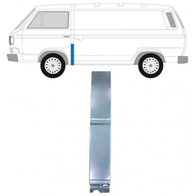 Panneau de réparation du montant pour VW Transporter T3 1979-1992 / Gauche 11626