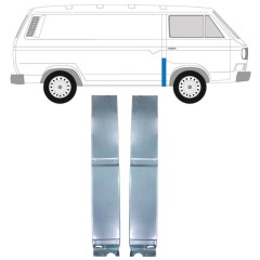 Panneau de réparation du montant pour Volkswagen Transporter T3 1979-1992 / Gauche+Droit / Ensemble 11627