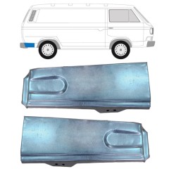 Panneau de réparation arc d'aile arrière pour Volkswagen Transporter T3 1979-1992 / Gauche+Droit / Ensemble 11633