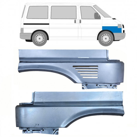 Panneau de réparation de l’aile avant pour VW Transporter T4 1996-2003 / Gauche+Droit / Ensemble 10525