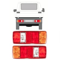 Feu arrière pour Volkswagen Transporter T4 1990-2003 / Gauche+Droit / Ensemble 9756