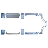 Ensemble de panneaux de réparation pour Volkswagen Transporter T4 1990-2003 / Gauche+Droit / 16914