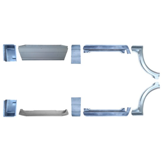 Ensemble de panneaux de réparation pour Volkswagen Transporter T4 1990-2003 / Gauche+Droit / 16914