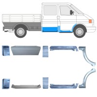 Ensemble de panneaux de réparation pour Volkswagen Transporter T4 1990-2003 / Gauche+Droit / 16914