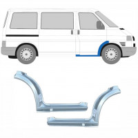 Panneau de réparation bas de caisse + arc d'aile avant pour VW Transporter T4 1996- / Gauche+Droit / Ensemble 10671