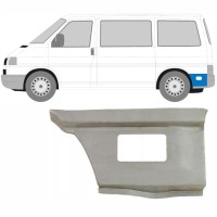 Panneau de réparation arc d'aile arrière, partie inférieure derrière la roue pour Volkswagen Transporter T4 1990-2003 / Gauche 15997