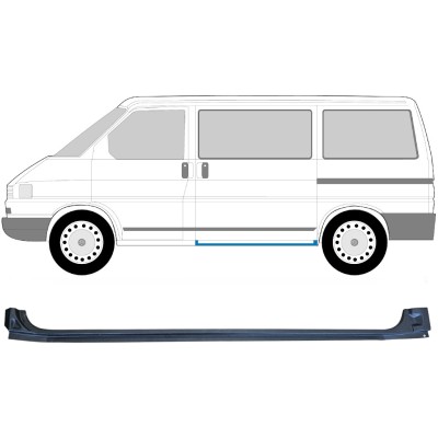 Réparation bas de caisse de sur porte latérale pour Volkswagen Transporter T4 1990-2003 / Gauche 14581