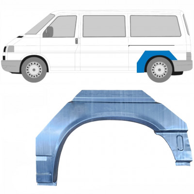 VW T4 1990-2003 EMPATTEMENT LONG PASSAGE DE ROUE ARRIÈRE PANEL / GAUCHE