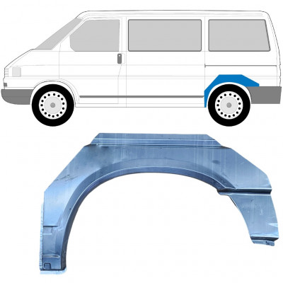 Panneau de réparation arc d'aile arrière pour VW Transporter T4 1990-2003 / SWB / Gauche 5351