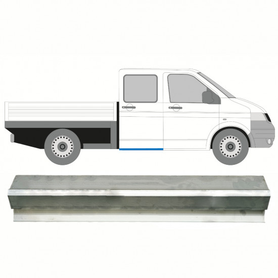 Réparation bas de caisse arrière pour VW Transporter T5 2003-2015 / Gauche = Droite (symétrique) 9135