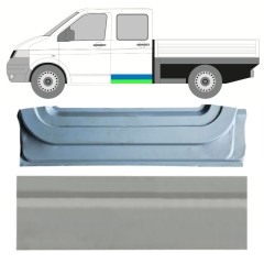 Panneau de réparation intérieur et extérieur des portes arrière pour Volkswagen Transporter T5 2003-2015 / Gauche / Ensemble 16877