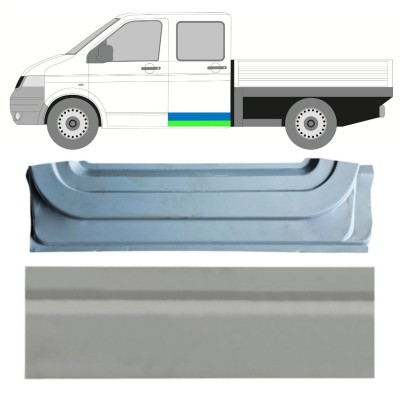 Panneau de réparation intérieur et extérieur des portes arrière pour Volkswagen Transporter T5 2003-2015 / Gauche / Ensemble 16877
