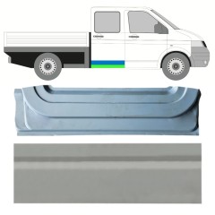 Panneau de réparation intérieur et extérieur des portes arrière pour Volkswagen Transporter T5 2003-2015 / Droite / Ensemble 16876