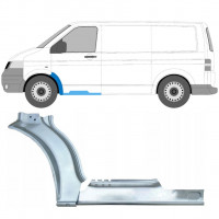 Réparation bas de caisse + l’aile avant pour Volkswagen Transporter T5 2003-2015 / Gauche / Ensemble 12637