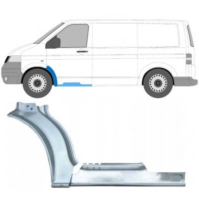 Réparation bas de caisse + l’aile avant pour Volkswagen Transporter T5 2003-2015 / Gauche / Ensemble 12637